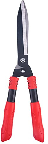 Garden Hedge Shears Gardening Tools Blade Shock Absorbing Bumper Aluminum Handles for Trimming Borders Boxwood Bushes