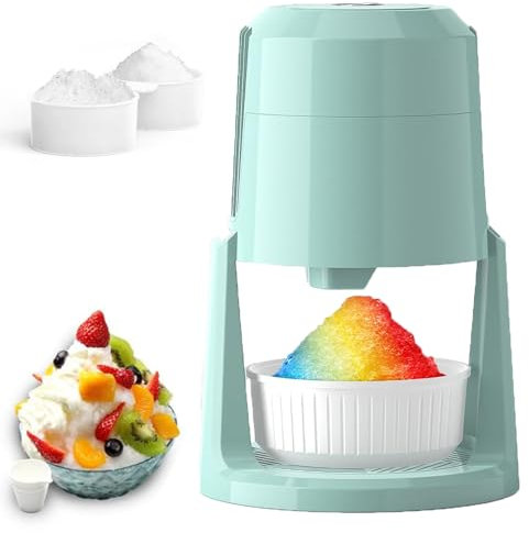 Máquina de hielo afeitado para golosinas caseras, fácil de usar con molde de hielo reutilizable, perfecta para fiestas infantiles, granizados y cócteles
