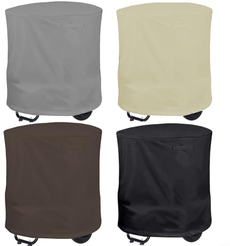 EffiFish Wood Chipper Shredder Cover Protective Cover ，Heavy Duty Waterproof For Outdoor Garden Leaf Mulcher Equipment 85X110cm(black)