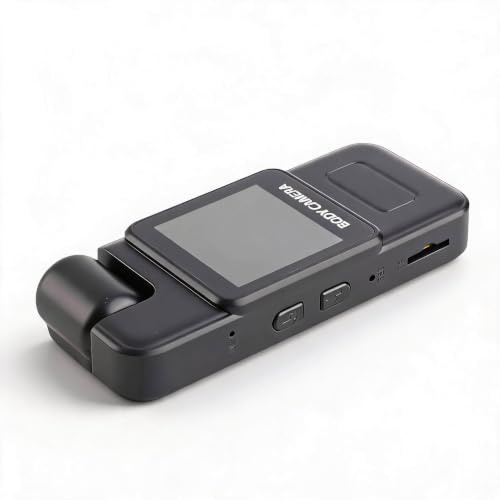 Dpofirs Portable 4K HD Enregistreur Vidéo Caméra, 180 ° Rotatif Lentille Corps Caméras avec Enregistrement Audio et Vidéo, de Poche pour Voyage en Plein Air Record Dossiers de Travail