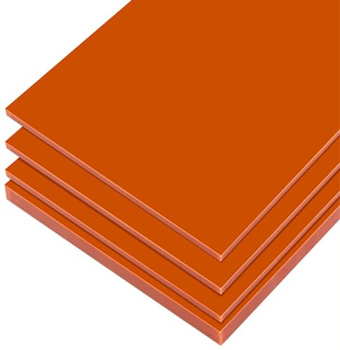1 Stück Verbundisolations-Brettschichtholzplatte, 1–20 mm dicke Isolier-Phenolharzplatte, antistatische und hochtemperaturbeständige Platten(100x100x10mm)