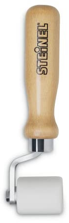 Steinel 34122 Rullo di pressione Teflon, pressatura di colla, saldatura di teloni in PVC, pellicole per saldatura, rullo di pressione come accessorio per pistola termica