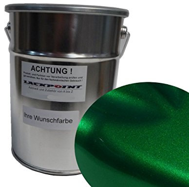Lackpoint 1 Liter Spritzfertig Wasserbasislack Candy Grün 2 Metallic Autolack