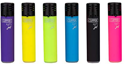 Weedness Clipper Feuerzeug 4 Stück Jetflame Bunt - Gas Limitierte Einweg-Bong Pfeifen