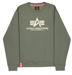 Alpha Industries Herren Basic Big Logo Sweatshirt