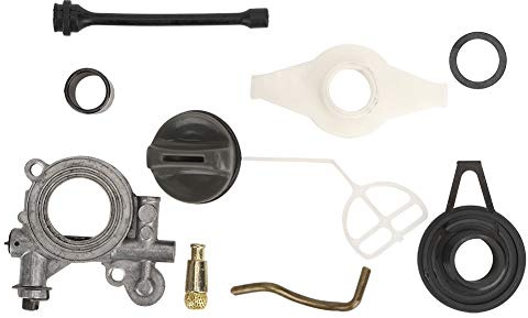 Kafuty Set di Ingranaggi a Vite Senza fine per Pompa Olio per motoseghe di Ricambio per Husqvarna 372XP 365 371 385 390 362 570 575 576