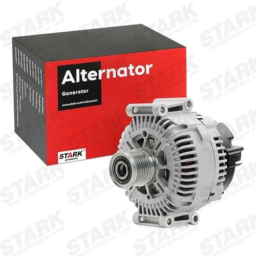 STARK Lichtmaschine 180A Generator LiMa 12V Alternator mit Freilaufriemenscheibe passend für MERCEDES-BENZ C-Klasse Limousine (W204) E-Klasse Limousine (W211) C-Klasse T-modell (S204) VITO Bus (W639)