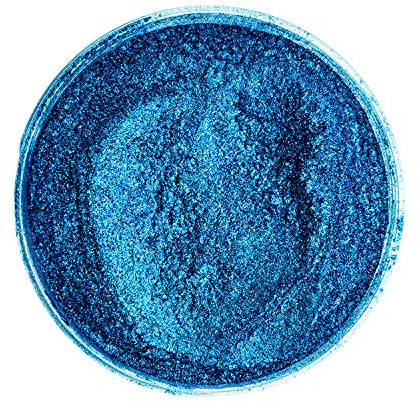 Effektpigment DIAMOND PERSIAN BLUE PEARL Perlglanz Metallic Farbpulver Pigment für Epoxidharz Autolack Sprühfolie Nail Art Aquarell Kosmetik Seife Puder, (25 Gramm)