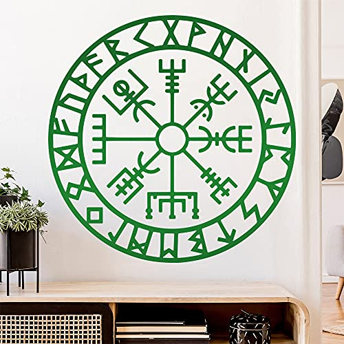 Viking Compass Runes Wall Sticker