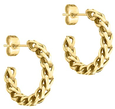 LIEBESKIND BERLIN Woven Damen Schmuck – Geflochtene Kette, Armband, Ohrringe & Ring aus Edelstahl in Silber, Gold, Roségold & Schwarz – Moderner Schmuck für Alltag & besondere Anlässe