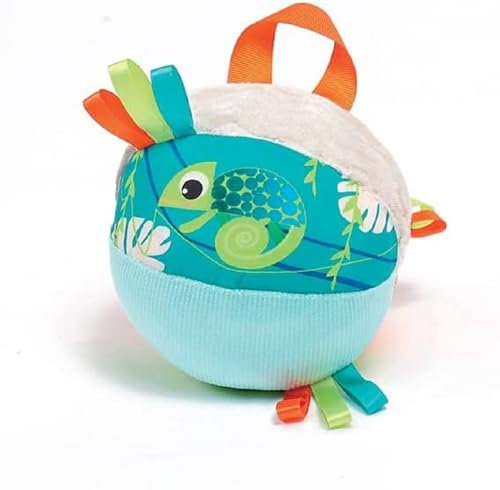 LUDI - Chameleon Play Ball - Mehrere Texturen - Babyspiel - Ab 3 Monaten