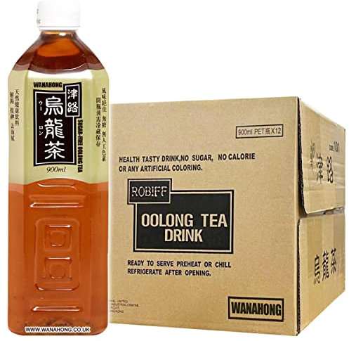 WaNaHong Robiff Premium Oolong Tea [Sugar-free] 900mL (12 Bottles Case) 津路烏龍茶