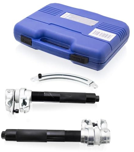 BITUXX universal Federspanner-Set 2tlg.KFZ Auto Profi Feder Spanner Stossdämpfer Werkzeug Tieferlegung 1,2T spannbereich 58-280mm