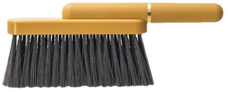 Brosse douce de balayage de la poussière intérieure de voiture, brosse douce pour comptoir, meubles, petit balai pour canapé, lit, voiture, chiffon avec poignée multicolore et poils en microfibre doux