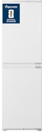 Fridgemaster MBC55224FE Built in Frost Fres Fridge Freezer, Multi Air Flow, Electronic Control, Multi Air Flow, Sliding hinge 54D x 54W x 176.8H cm, White