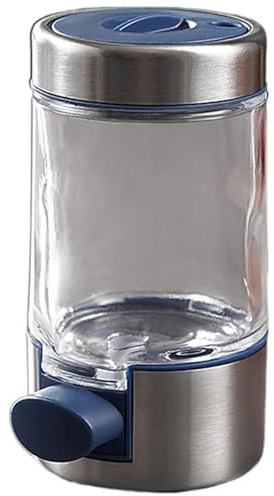 Salero – Salero de vidrio con tapas, botella de sal para espolvorear, dispensador de sales recargable, juego de dispensador de pimienta y sal, coctelera de condimentos de mesa, herramientas de cocina