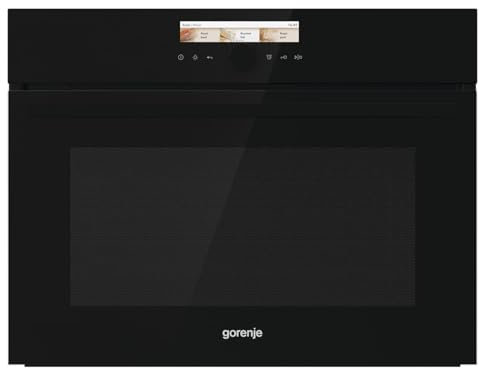 Gorenje Masterline BCM598S17BG Kompakt-Backofen mit Mikrowellenfunktion Schwarz