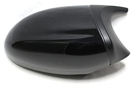 Spiegelkappen,Auto Rückspiegel Kappe 2xmirror Cover Auto Seitentür Rückseite Spiegel Cover Cap Fit Gebrauch für BMW E90 E91 2005-2007 E92 E93 2006-2009 M3 E80 E81 E87(1pc Black Right)