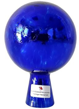 Rosenkugel Gartenkugel 9 cm aus Glas Venezia Mini Maritim, verspiegelt | für Garten, Pflanzentopf oder Balkon