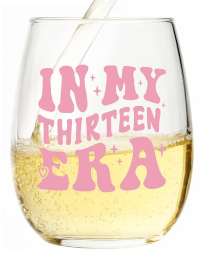 Verre à eau pour 13e anniversaire pour filles – In My 13s Era – Cadeau pour filles de 13 ans, résistant aux rayures, cadeau pour camarade de classe, sœur et meilleure amie