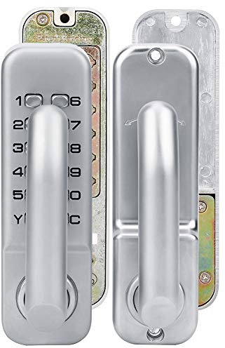 KIMISS Mechanical Combination Lock for Office Doors - 1-11 Digit Coded Lock, Keyless Security Solution for Homes, Gates, and Parking Lots