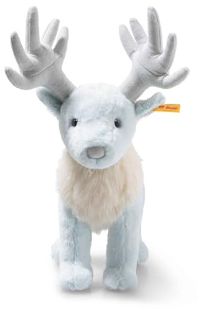 Steiff Kuscheltier Patronus Hirsch, Harry Potter, Süßes Stofftier, Kinder, Jungen & Mädchen, Friends, Plüschtier 25 cm, Hellblau, 024221