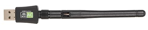 Adaptador inalámbrico de Banda Dual de Alta Velocidad MTLAVISHE WiFi con Antena para la Oficina Mejorada de la Oficina de Viajes Use 2 4G 5G Banda Dual 600Mbps USB 2 0 Interfaz