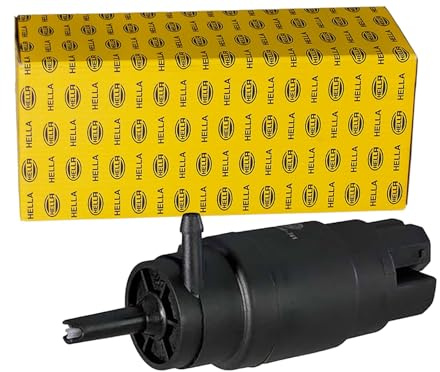 HELLA Waschwasserpumpe, Scheibenreinigung 8TW006848-741 vorne | 8TW 006 848-741 passend für 3 5 6 7 8 Z1 Z3