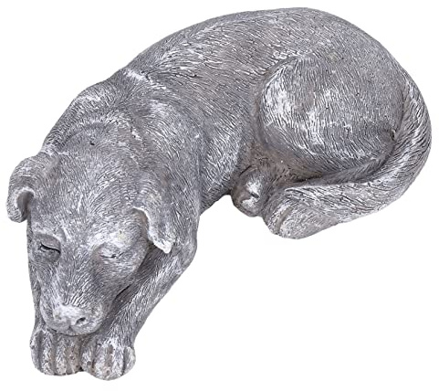 HEEPDD Pierre Tombale Commémorative en Pierre d'imitation pour Animaux de Compagnie, Marqueur Funéraire en Résine Résistant aux Intempéries pour Le Souvenir Extérieur du Chat et du Chien (Ornement