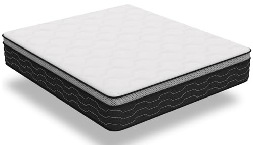 DEWINNER Colchones 135 x190 | Muelles Individuales | Altura 27 cm | Colchón Viscoelástica Absorbente de Humedad | Transpirable | Hipoalergénica y Antibacteriana | Colchón para Cama Doble