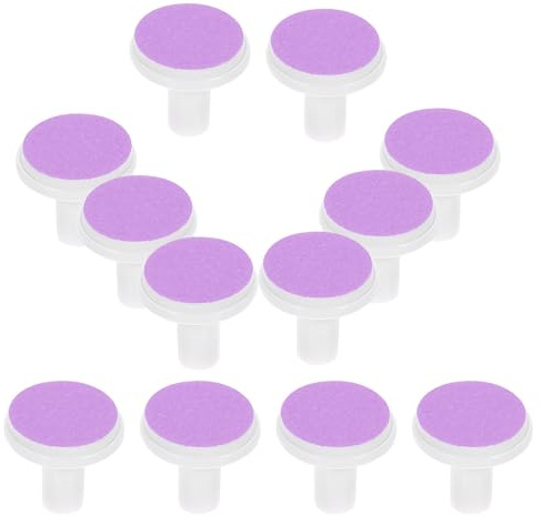 KJHBV 12 Coussinets pour Lime à Ongles Bébé, Recharge pour Tête de Ponceuse Électrique, Papier Abrasif Léger en Plastique, pour Ongles de Bébé, Présent Pratique pour Shower