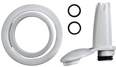 ISI Easy Whip Spare Parts Set White (1x Icing Nozzle White, 2x Sealing Ring, 1x Head Gasket)