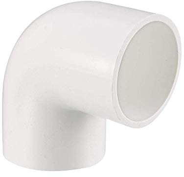 40 mm Slip 90 gradi tubo PVC raccordo gomito connettore 2 pz