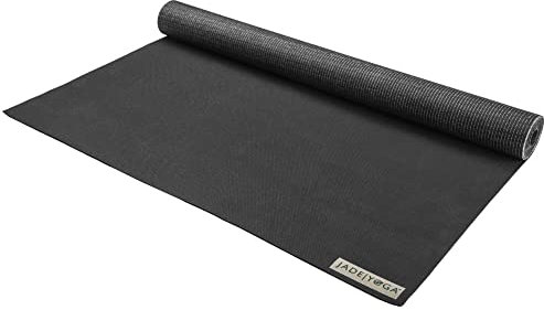JADEYOGA Damen, Herren Matte Voyager black Einheitsgröße