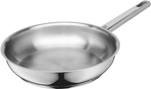 WMF Compact Cuisine Bratpfanne Induktion 28 cm, Cromargan Edelstahl unbeschichtet, Edelstahlgriff, backofengeeignet