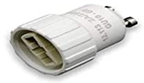 PRENDELUZ Adaptador de casquillo GU10 a G9, compatible con bombillas LED y halógenas, ideal para conversiones en iluminación decorativa.
