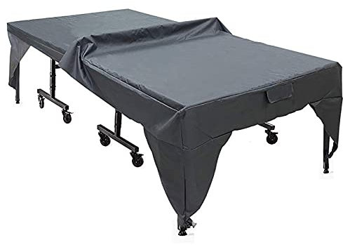 WXZX Tischtennis Tischdecke,Tischtennisplatte Abdeckung,Schutzhülle Für Tischtennisplatte,wasserdichte Tischtennisabdeckung,420D Oxford Gewebe,für Den Außenbereich Staubdicht,Universal 280 X 154x76cm