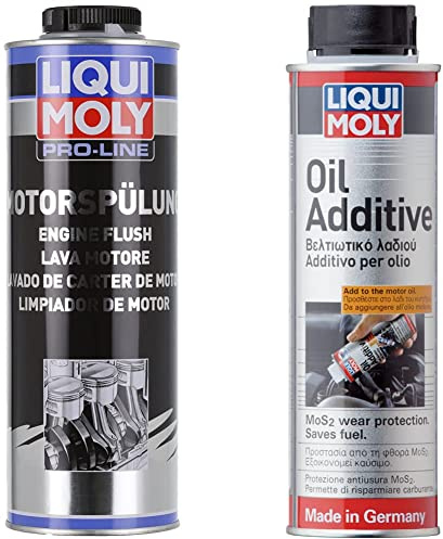 Liqui Moly Pro-Line Engine Flush & 2591 Oil additive
