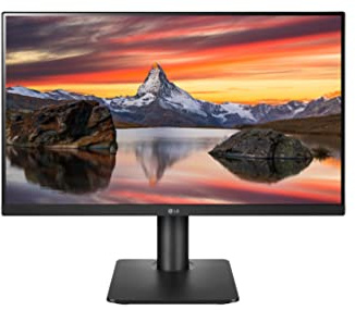 LG Electronics 24MP450P-B Ecran PC bureautique 24' - Dalle IPS résolution FHD (1920x1080), 5ms GtG 75Hz, NTSC 72%, AMD FreeSync, inclinable, Fonctions Eye-Care