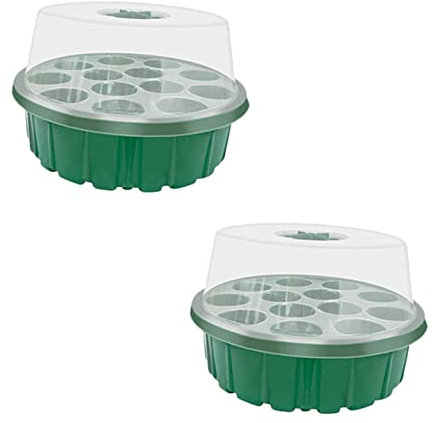 Supvox 2stücke Pflanzenstartertablett Mit Löchern Garten-anzuchttablett Mit Deckel Pflanzentablett Aus Hochwertigem Für Samenanzucht Und Microgreens