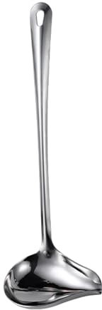 Baoblaze Stainless Steel Soup Ladle, Gravy Ladle Accessories, Serving Good Metal Home Cooking Easy to Clean,