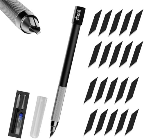 stedi Coltello Artigianale, Strumenti Di Modellismo, Craft Hobby Knife Kit Di Precisione in Metallo Con 20 Lame Per Gundam, Modello Militare in Scala, Parti in Resina 3d