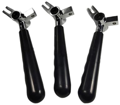 3-teiliges Zubehör for gerade Handhebel, Schwarze Farbgriffe, kompatibel mit Ersatzteilen for Vevor-Softeismaschinen