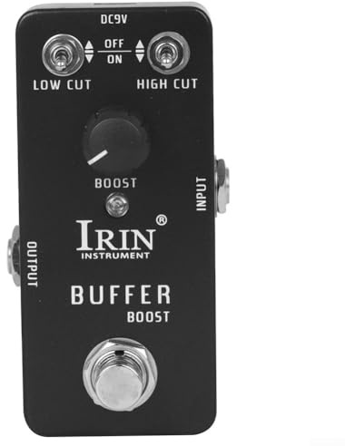 Gitarren-Effektpedal, 10,2 x 6,2 x 5,5 cm, vielseitige Effekte, Wah Distortion, Overdrive Delay, Reverb Kompressor-Pedal-Ersatz (RS21 Schwarz)