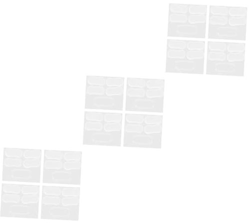 HOMSFOU 60 Stk Toilettensitzkissen Schubladenstoßstangen Durchsichtige Toilettensitz-stoßstangen Schrank Stoßstangen Durchsichtige Stoßfänger Für Schranktüren Stoßstangenpolster Kieselgel