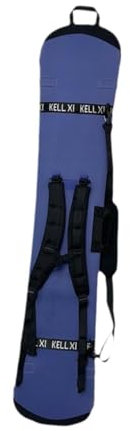 kowaku Snowboardhülle Snowboardtasche Rucksack Handheld Neopren Verstellbarer Schultergurt Kratzfester Snowboardschutz, Flieder 160cm