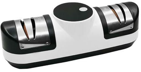 Electric Knives Sharpener, Handheld Knives Sharpeners, Quiet Knives Sharpener USB Rechargeable with 3 Speed Setting, LED Display for Quick Sharpening and Polishing, Perfect for Home Kitchen Use
