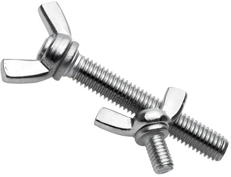 RYSUPPLY Flügelschrauben aus Edelstahl | M10 x 20 | Schmetterlingsschrauben | DIN 316 | 50 Stück | In diversen Größen und Mengen erhältlich