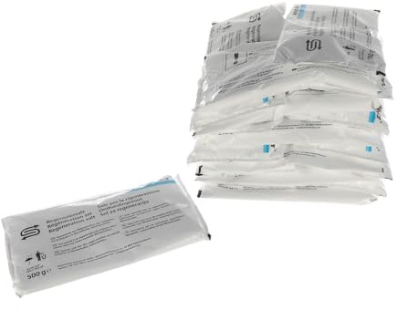 Winterhalter Regeneriersalz für Gewerbliche Spülmaschinen [Spezialsalz] für den Integrierten Enthärter | Hochwertiges Feinkörniges Salz | Geschirrreiniger Wasserenthärter | 24 x 500g Beutel | 12KG