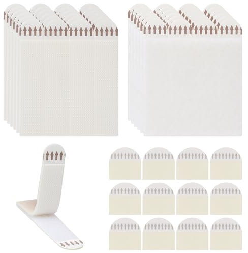 ZMDMAH Strisce Appendi Quadri Adesive, 36 Paia Strisce per Appendere Quadri, Appendi Quadri Senza Chiodi Strisce Adesive Velcr Adesivo Nastro Biadesivo Ganci Adesivi per Cornici Poster Decorazioni